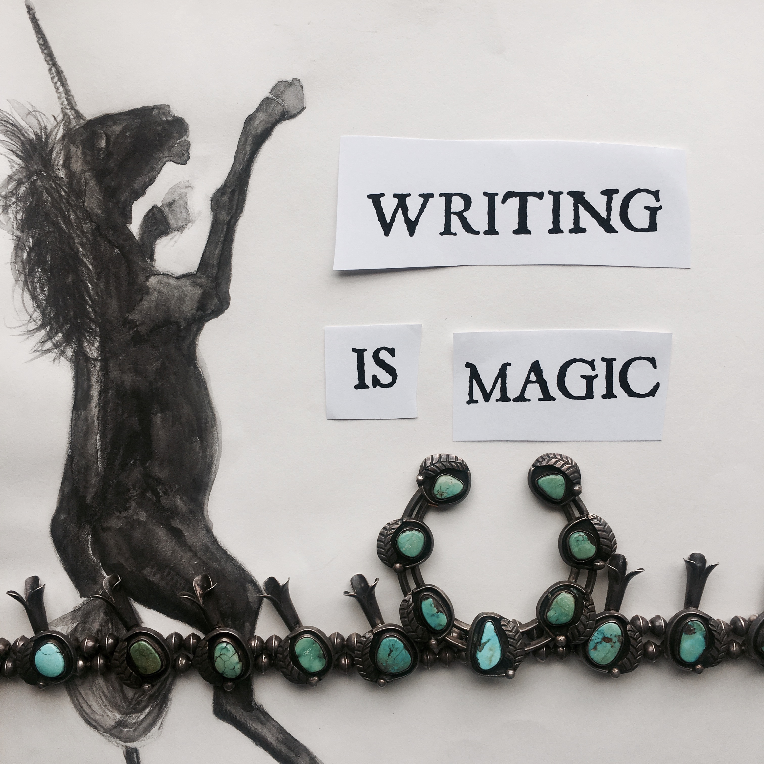 Writing Is Magic. Workshop flier. ©Oracle of Los Angeles 2017.
